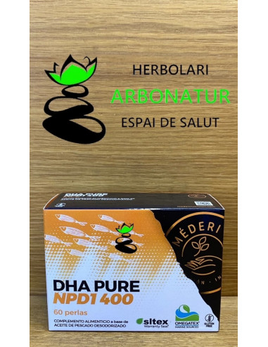 DHA PURE NPDI 400mg. 60 Cap. MEDERI