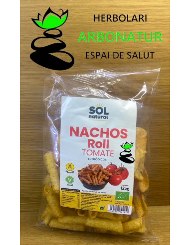 NACHOS ROLL TOMATE ECO SIN GLUTEN 125 Gr. SOL NATURAL