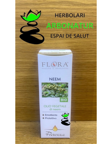 ACEITE DE NEEM BIO antiseptico 50 ml. FLORA