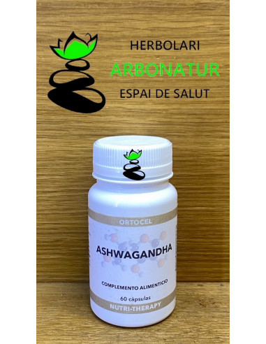 ASHWAGHANDA 450 Mg. 60 Cap. ORTOCEL NUTRI-THERAPY