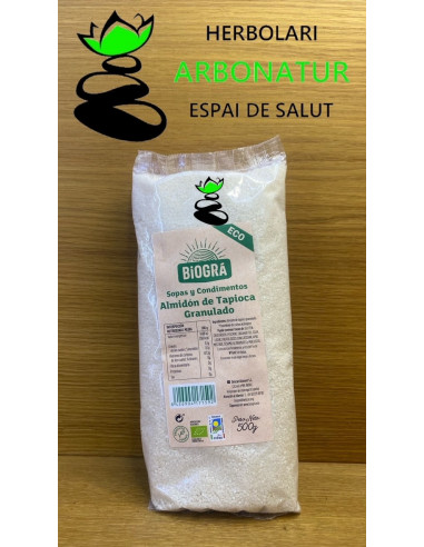 SEMOLA TAPIOCA ECO ALMIDON GRANULADO  500 Gr. BIOGRÁ