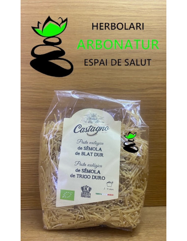 FIDEOS SEMOLA TRIGO EO 500 Gr. CASTAGNO
