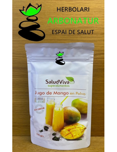 MANGO EN POLVO ECO 125 Gr. SIN GLUTEN  SALUD VIVA