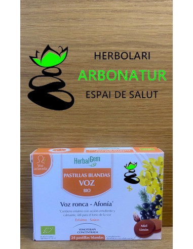 PASTILLAS BLANDAS VOZ ECO 24 Past. HERBALGEM