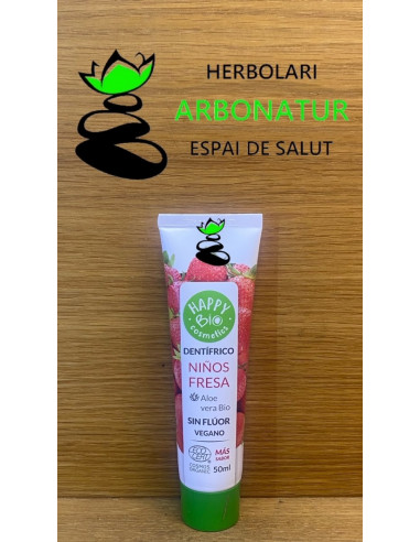 DENTIFRICO NIÑOS BIO  SIN FLUOR 50 ml. HAPPY BIO