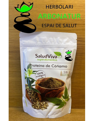 PROTEINA DE CAÑAMO ECO  SIN GLUTEN 250 Gr. SALUD VIVA
