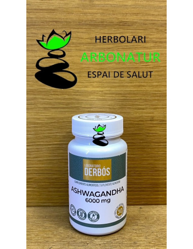 ASHWAGANDHA 6000 Mg. 30 Cap. DERBOS