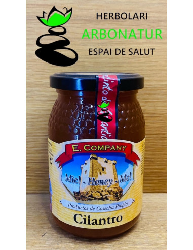MIEL DE CILANTRO  Tarro 500 Gr.