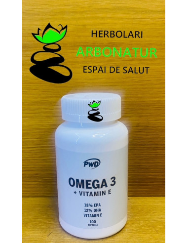 OMEGA 3 + VIT E 1000 mg. 100 Perlas PWD