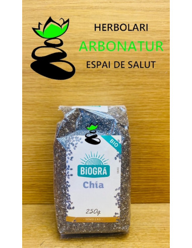 SEMILLAS DE CHIA ECO 250 Gr. BIOGRA