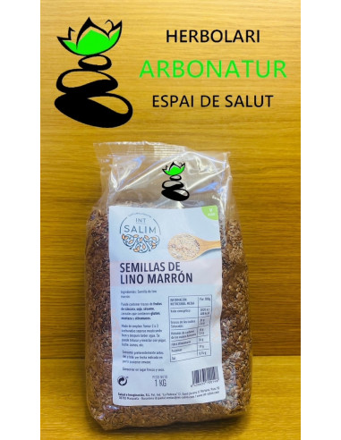SEMILLAS DE LINO MARRON 1 Kg. INT-SALIM