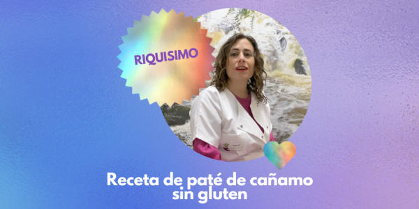 Receta de paté de cañamo sin gluten